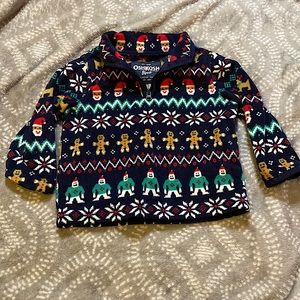 Osh Kosh B’ Gosh 9 Month Christmas Fleece Sweatshirt